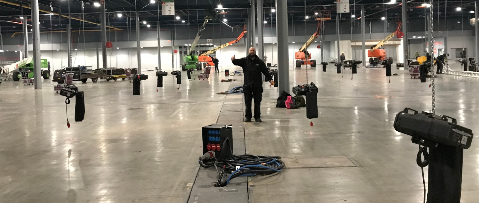 Opbouw Jaarbeurs